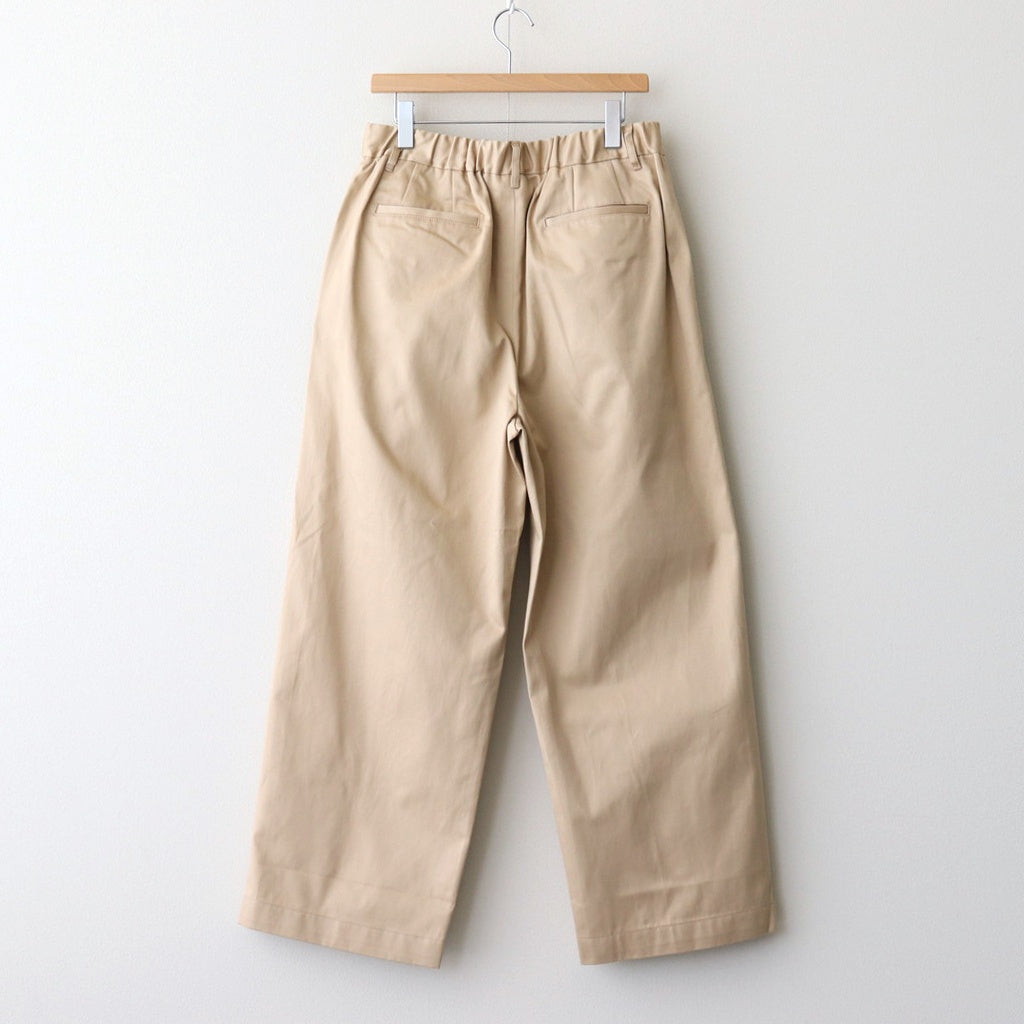 Westpoint Chino Wide Straight Trousers #BEIGE [GM253-40150B]
