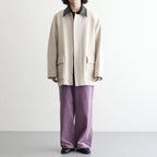 HOMESPUN TWEED ZIP BLOUSON #IVORY BEIGE [A26AB01HT]