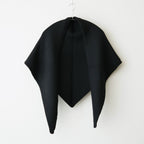 Soft Wool Triangle Stole #BLACK [GU263-90601]