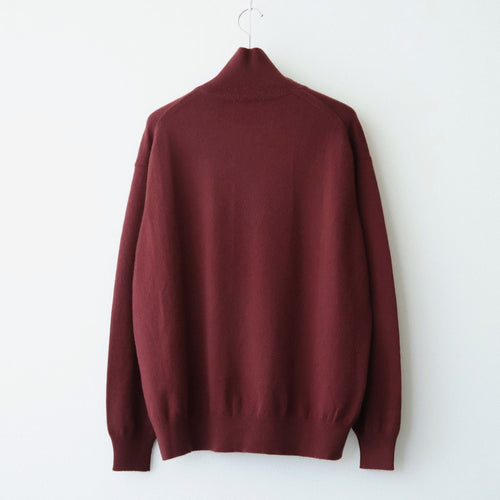 BABY CASHMERE KNIT TURTLE #RED BROWN [A26AT03BC]