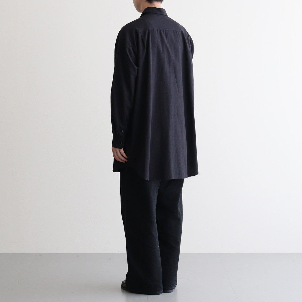 ヨークスリーブシャツ-P #BLACK [D225-T810-P]