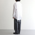 Selvage Denim Five Pocket Wide Straight Pants #BLACK LIGHT FADE [GU263-40059LB]