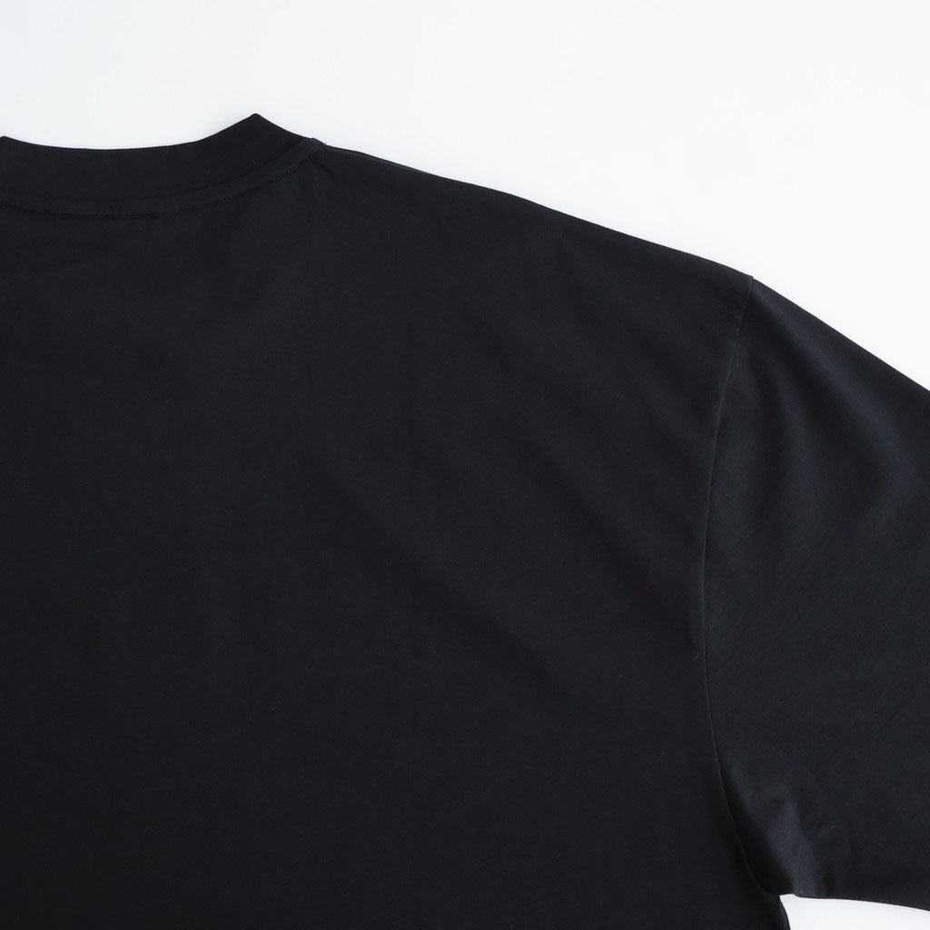 SUVIN 60/2 OVERSIZED LONG SLEEVE T-SHIRT #BLACK [KKAGLM0018]