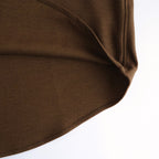 Wool Smooth Flannel Oversized Regular Collar Shirt #BROWN [GU253-50221B]