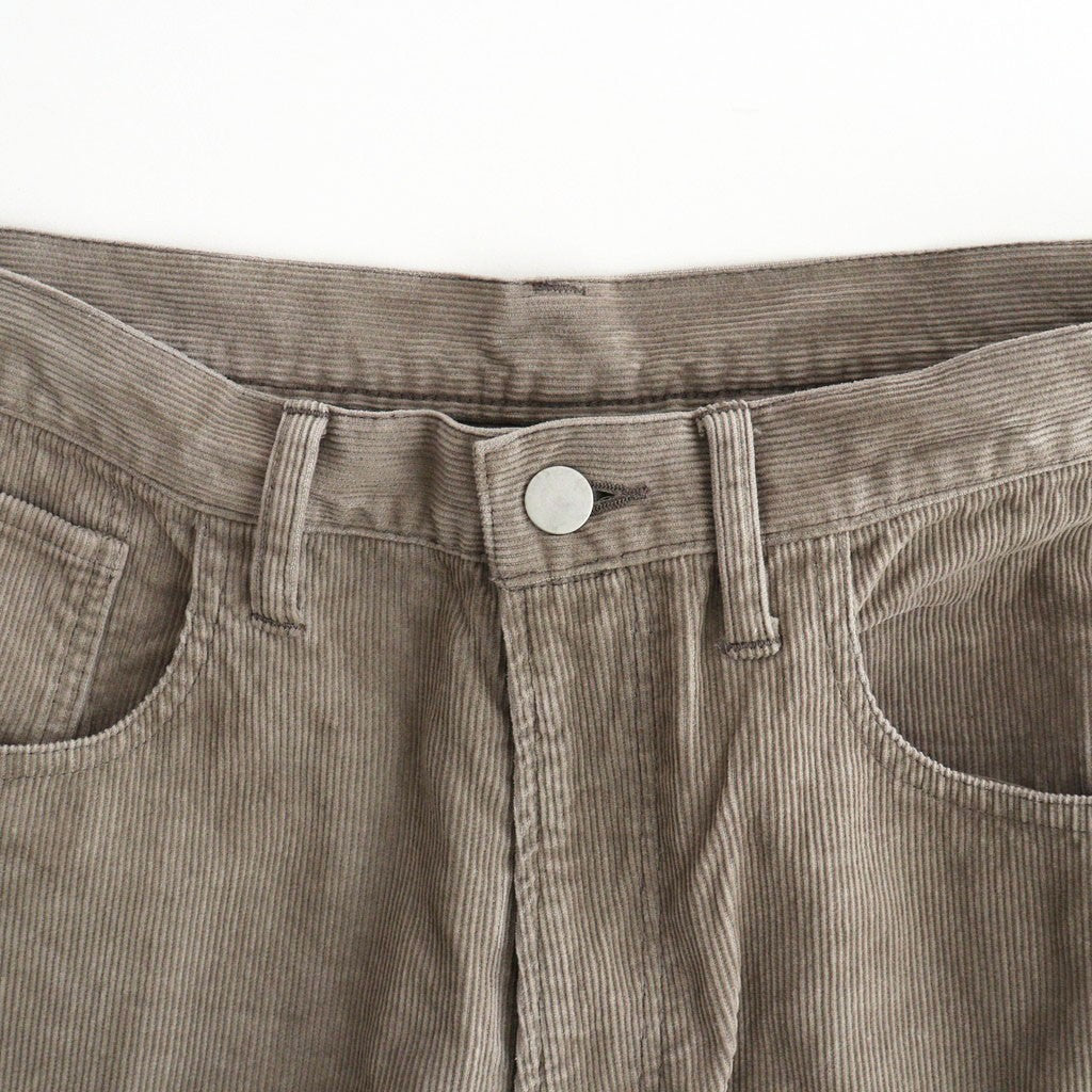 VINTAGE CORDUROY ROUND PANTS #TAUPE [ST.1573]