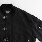 綿ナイロンダブルツイルブルゾン #BLACK [HP-J003-051]