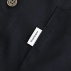Solotex Twill S/S Oversized Box Shirt #NAVY [GM261-50159B]