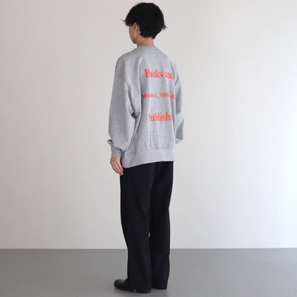 AS×FS LIGHT OZ CREW NECK SWEAT “COLLEGE” #H.GRAY [FSC243-70197AS]