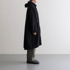 FMFOCT| Nylon Tussor Garment Dye Mod Coat #BLACK [RB_FR1003CT]