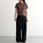 Tuck Wide Trousers #BLK [12610714]