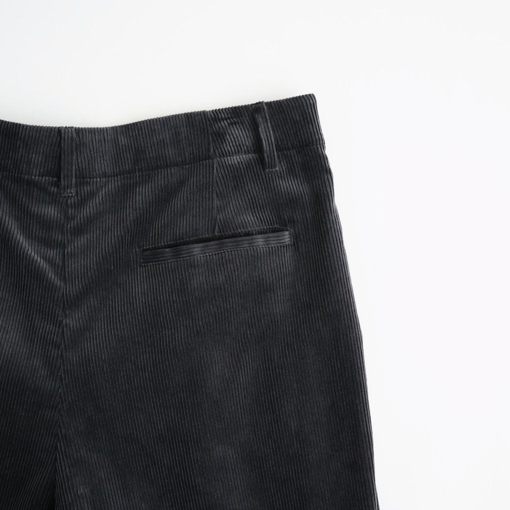 Suvin Corduroy Wide Straight Trousers #GRAY [GU263-40213B]