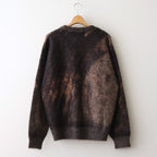 Abstract Jaquard Mohair Sweater #BROWN [YK26SS01234S]