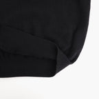 PURE CASHMERE KNIT CREW NECK LS #BLACK [ST.1628]