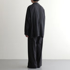Wool Washer Tropical 2pleated Easy Trousers #CARBON [YK26SS01173P]
