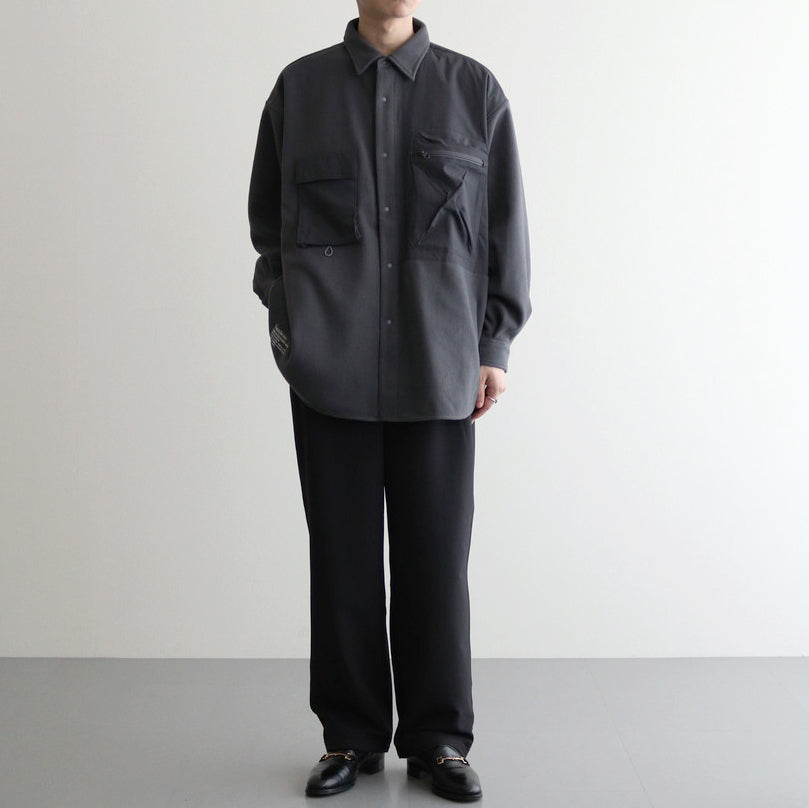 SYNTHETIC FLEECE SHIRT #GRAY [FSC243-30094]