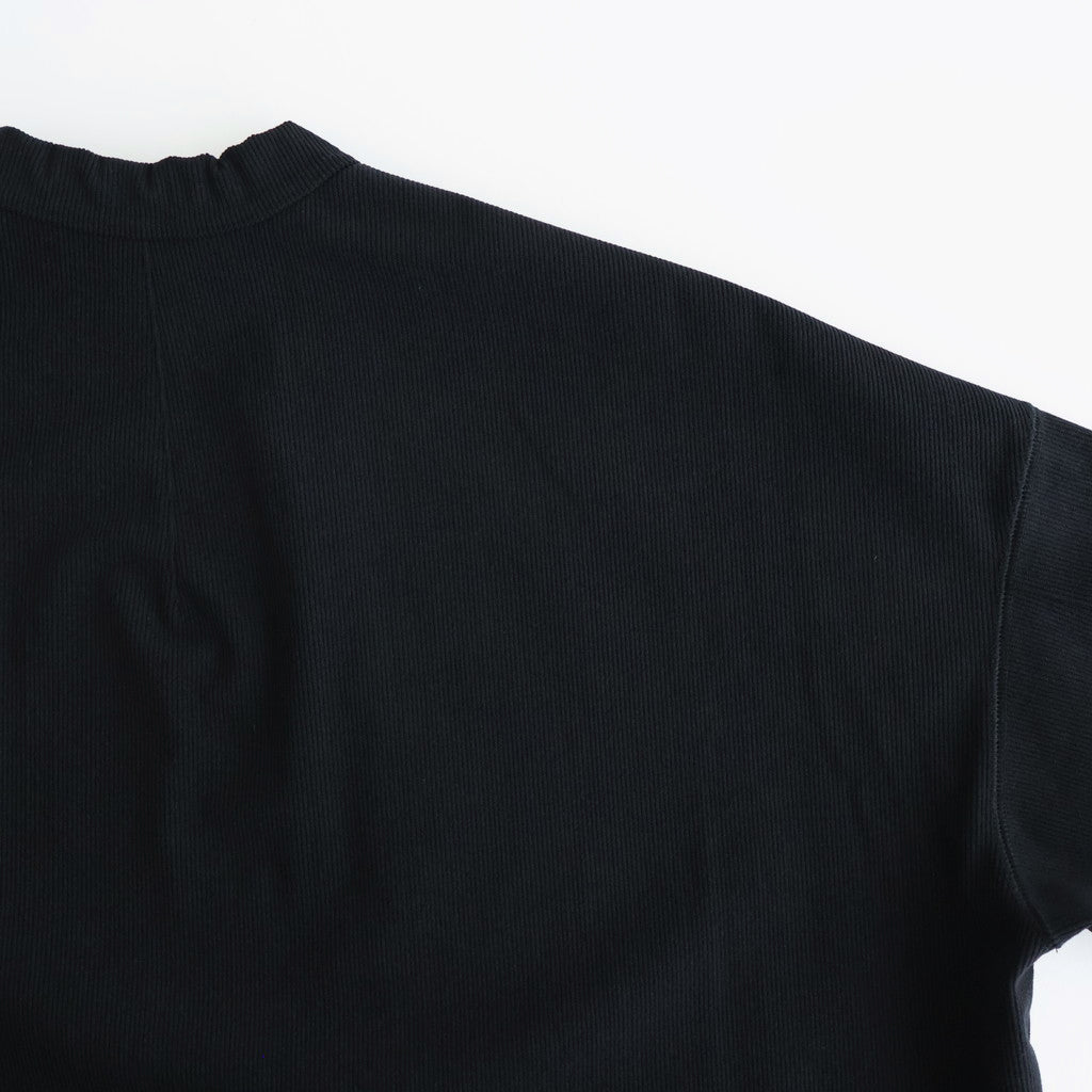 FSNMTD - ポリエステル・経編コーデュロイ カーディガン #95 Black [SN_FR1501TD]