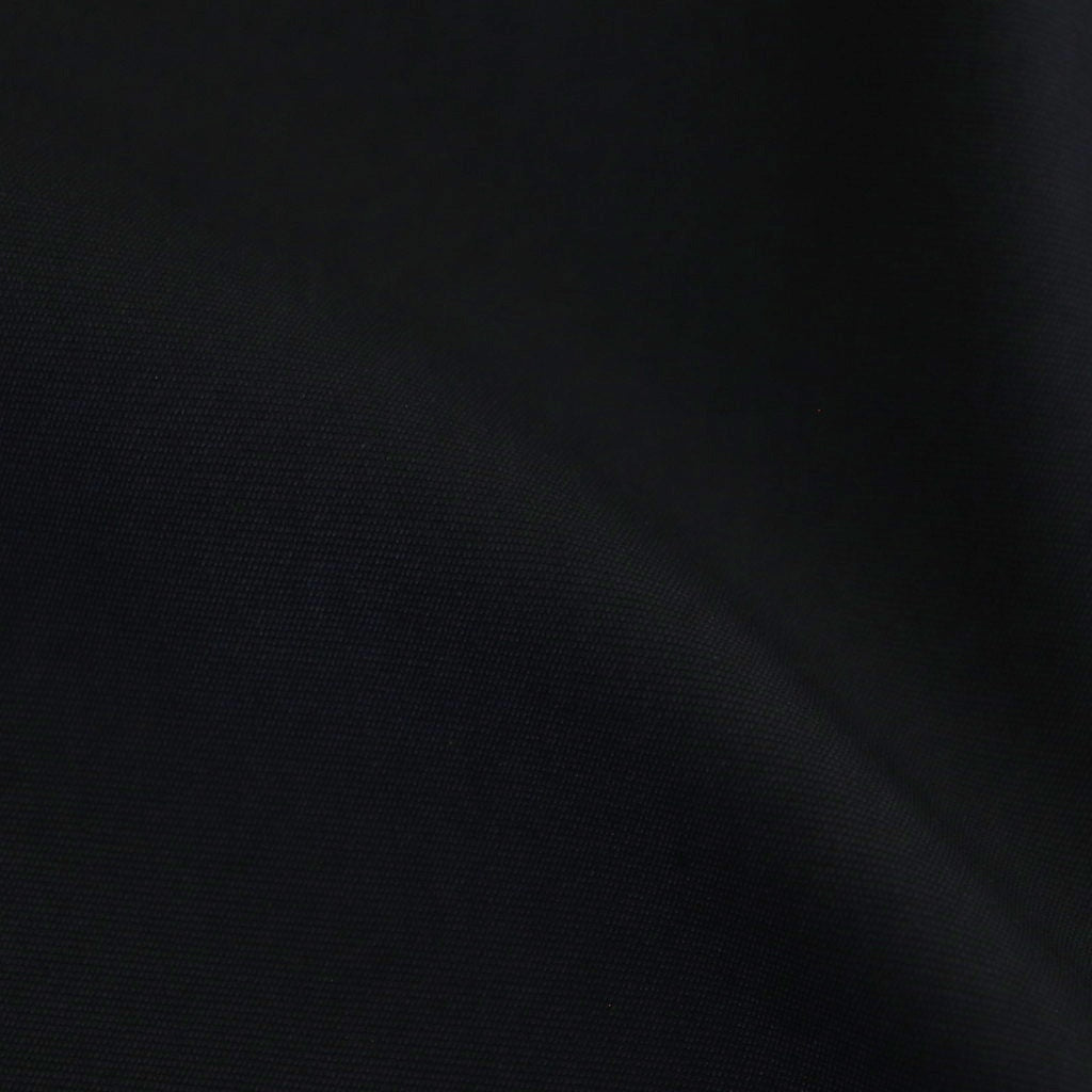 WOOL MAX CANVAS HIGH NECK ZIP BLOUSON #BLACK [A25SB03WC]