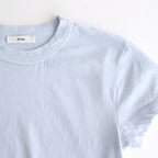 FRESCA SINGLE JERSEY TIGHT FIT T-SHIRT #SAX [KKAGGM0402]