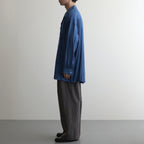 SIDOGRAS Twill Viscose Oversized Sleeping Shirt #BLUE [GM244-50014B]