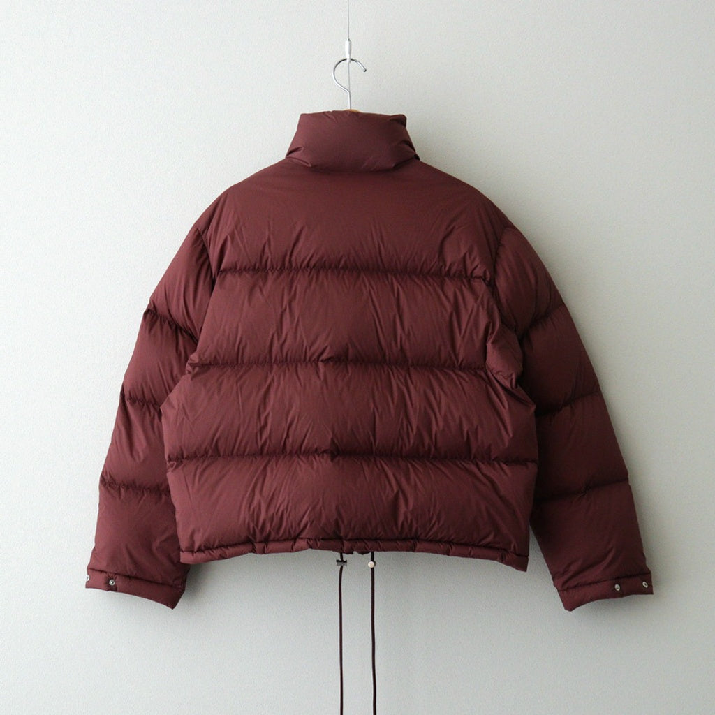 SUPER LIGHT NYLON RIPSTOP DOWN BLOUSON #BURGUNDY [A25AB03NL]
