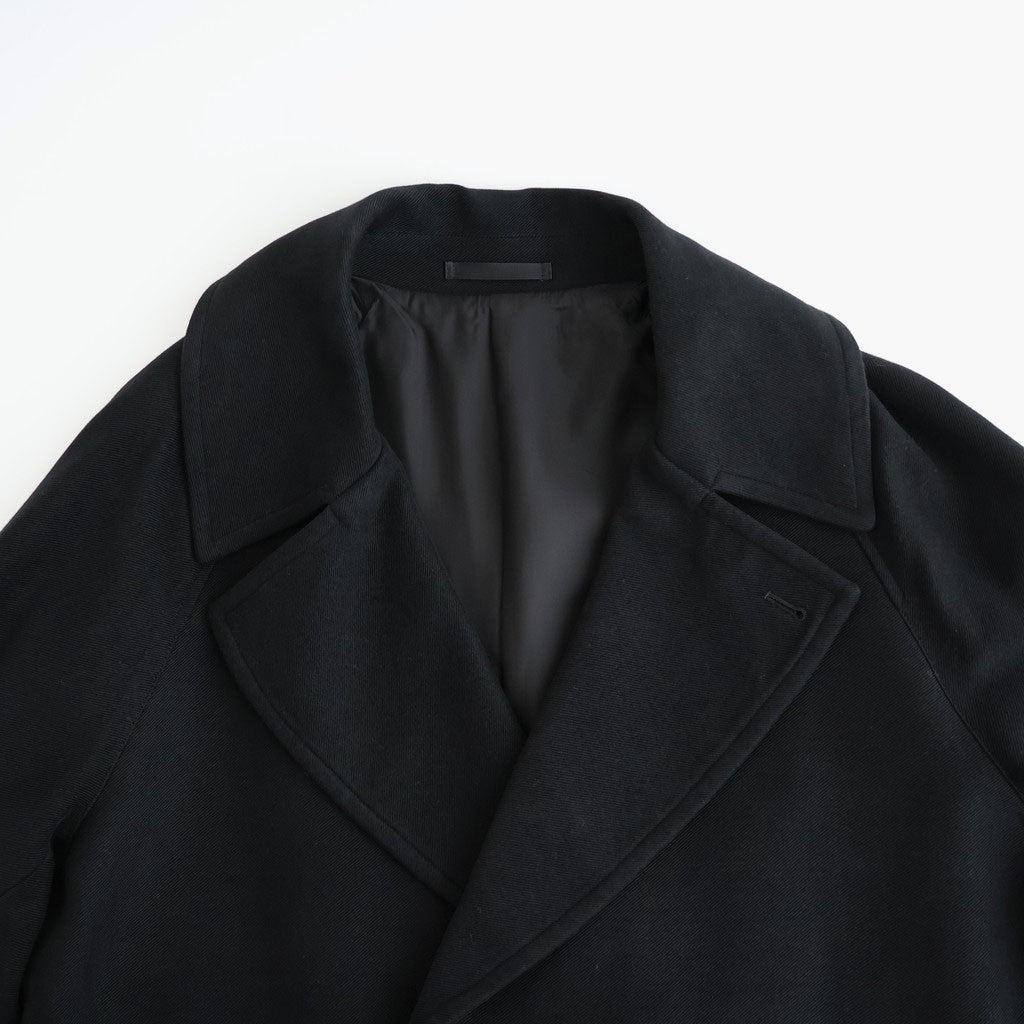 Supima Moleskin Coat #BLACK [GM263-10530B]