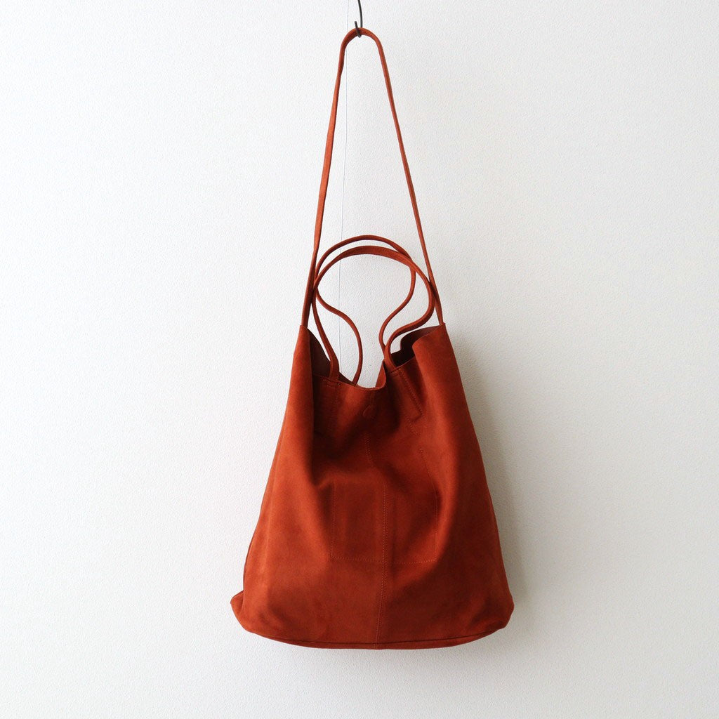 3WAY LARGE TOTE （OIL SUEDE） #TERACOTTA [L-1]
