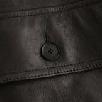 TEXTURED LAMB LEATHER BLOUSON #BLACK [A26AB01BL]