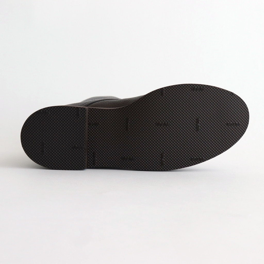 LEATHER WORK BOOTS #DARK BROWN [A25AS01QD]