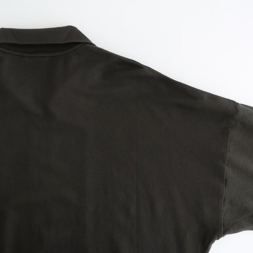 SUPER HIGH GAUGE SWEAT ZIP BLOUSON #DARK BROWN [A25AB01CU]