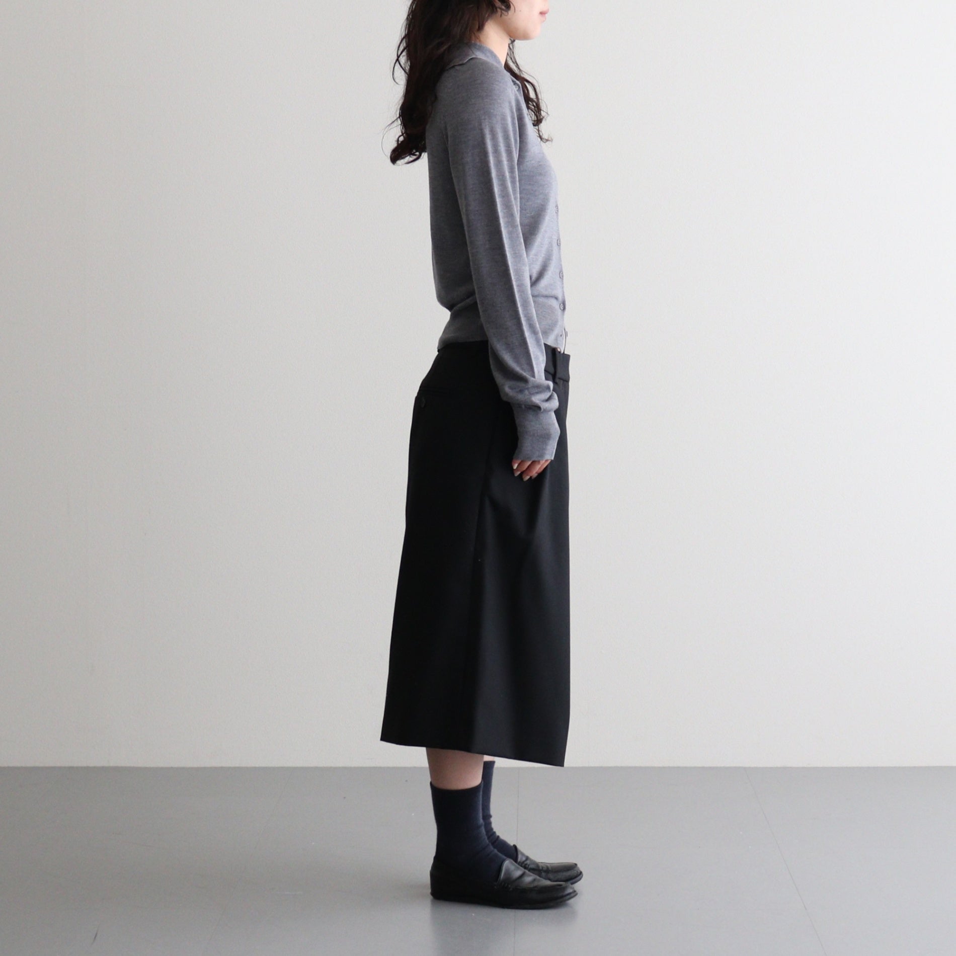 Tencelwool Highneck Knit #GRY [12610520]