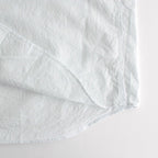 BUTTON SHIRT WIDE #sax [13148]