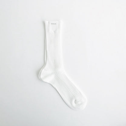 GIZA HIGH GAUGE SOCKS #WHITE [A00S02SX-M]