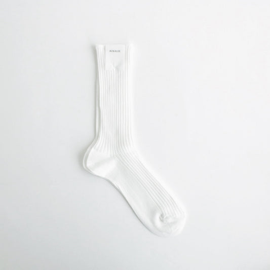 GIZA HIGH GAUGE SOCKS #WHITE [A00S02SX-M]