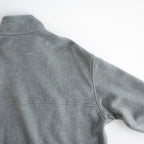 PURE SILK COMFORT FLEECE ZIP BLOUSON #TOP GRAY [A26AB01SF]