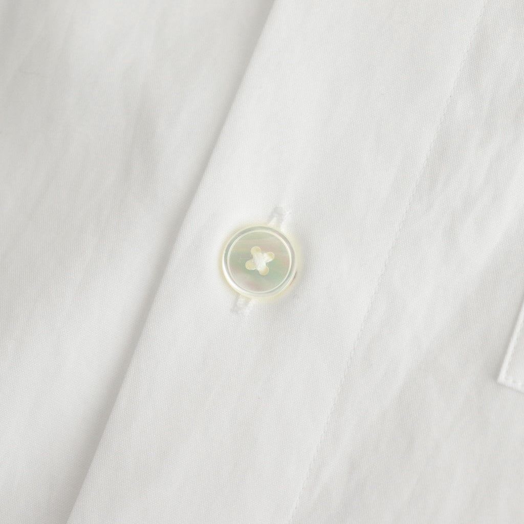 WASHED FINX TWILL BIG SHIRT #WHITE [A25SS02TN]