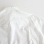 WASHED FINX TWILL BIG SHIRT #WHITE [A25AS02TN]