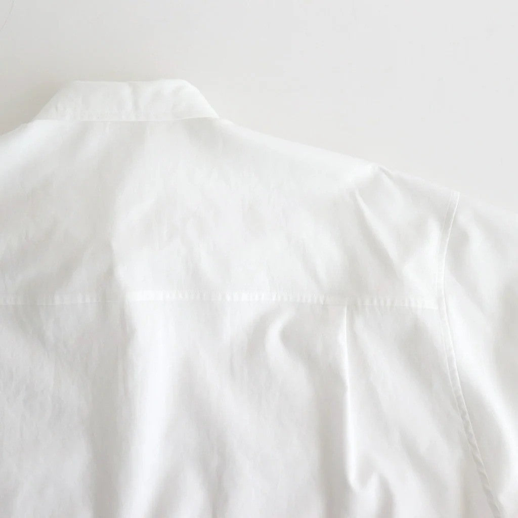 WASHED FINX TWILL BIG SHIRT #WHITE [A25AS02TN]