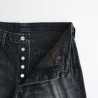 LOOSE DENIM PANTS #BLACK [ST.1566]