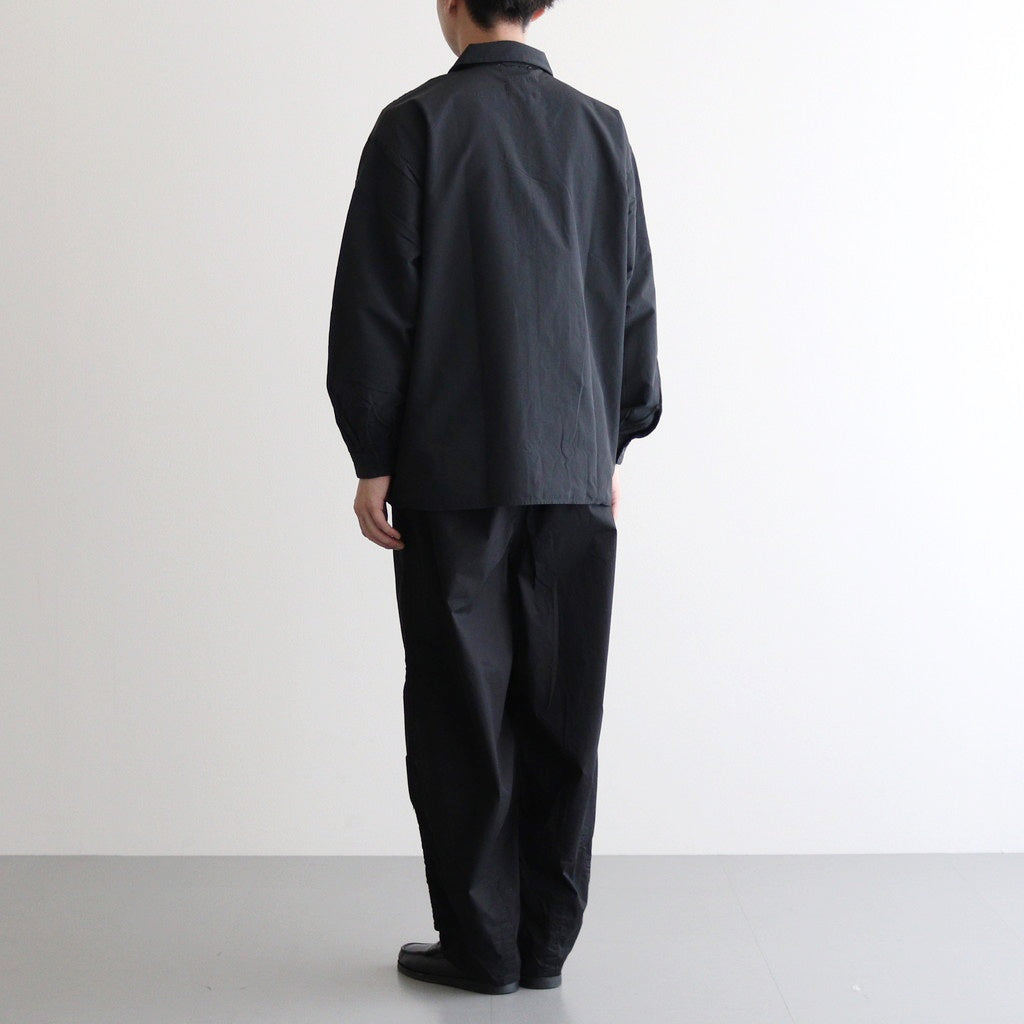 Garment Dyed Typewriter Parachute Pants #BLACK [GM243-40090]