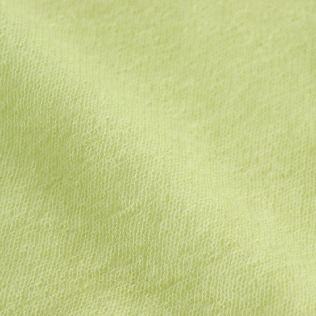KID MOHAIR SHEER KNIT CARDIGAN #LIME YELLOW [A25SC04FG]