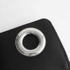 L字型ZIP財布 - SILVER EYELET #BLACK [8Z-Z031-051]