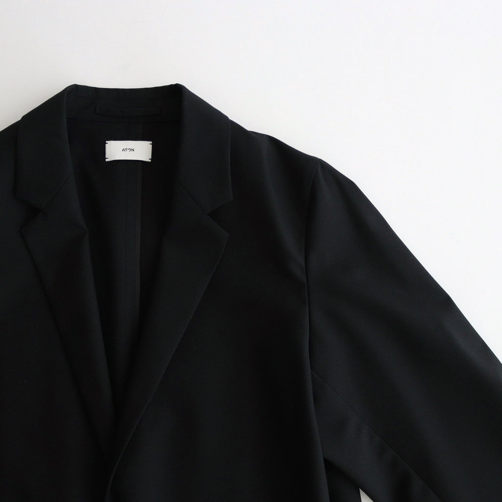 WOOL TROPICAL TAILORED JACKET #BLACK [JKAGCW0700]