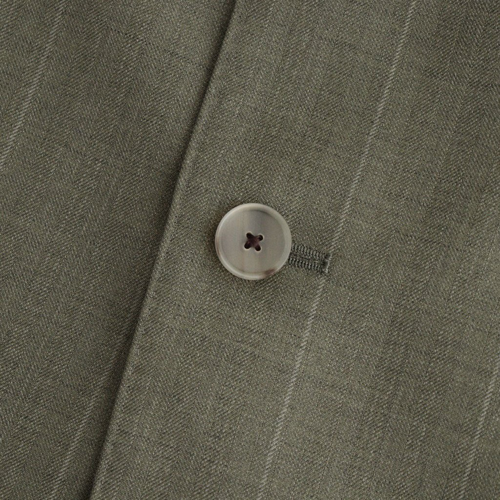 BLUEFACED WOOL JACKET #OLIVE GRAY STRIPE [A26AJ03BS]