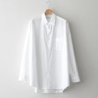 Broad L/S Oversized Regular Collar Shirt #WHITE [GM253-50001B]