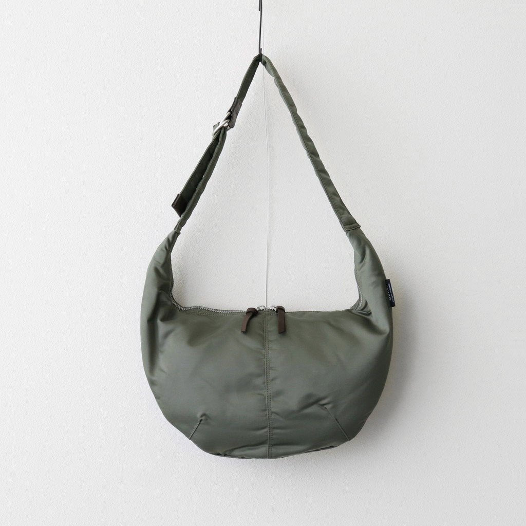 綿ナイロンダブルツイルショルダーバッグ #KHAKI [HP-K204-051]