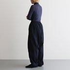 HIGH GAUGE SHEER RIB TURTLE NECK L/S TEE #NAVY [A00T02HF]