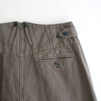 KATHARINE HAMNETT Organic Cotton Wide-leg Work Pants #GRAY [YK25FW01131P-KH]