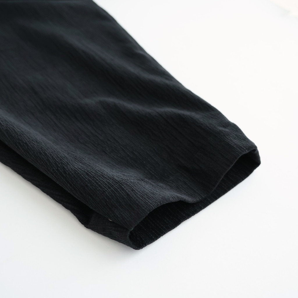 バークコーデュロイヘムタックPT #BLACK [D226-P232]