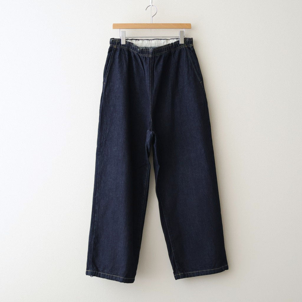 CORPORATE DENIM EASY PANTS #ONE WASH [FSC261-40208OB]
