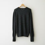 Baby Alpaca V-neck Sweater #Charcoal [YK26FW01379S]